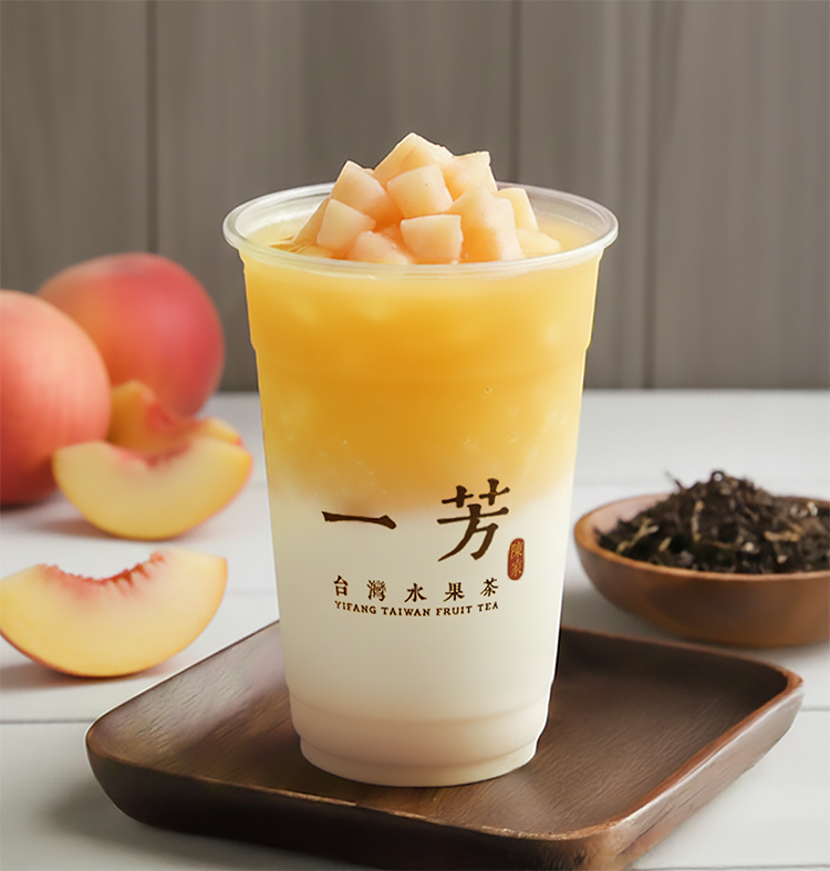 Yogurt Peach Green Tea