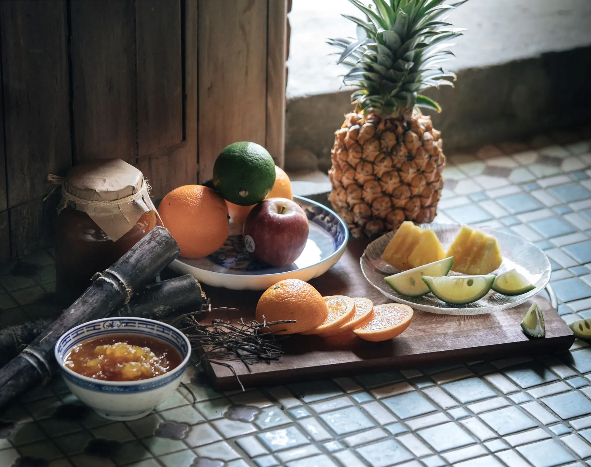 seasonal fresh fruits